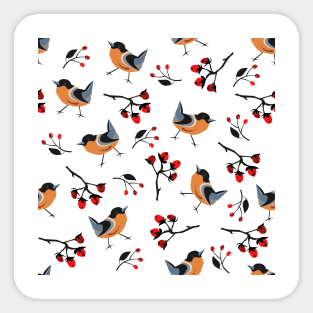 Bird Pattern Sticker